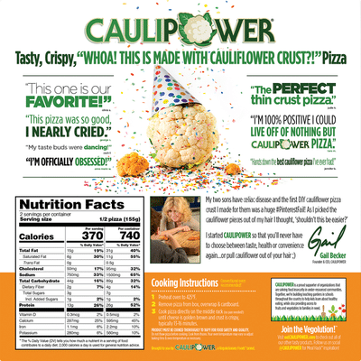 Caulipower Three Cheese Cauliflower Crust Pizza