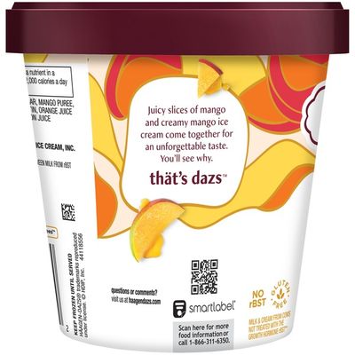 Haagen-Dazs Creamy Mango Ice Cream