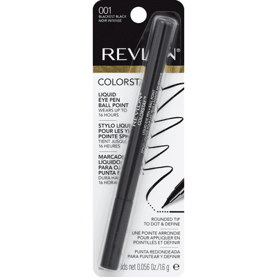 Revlon Colorstay Liquid Eye Pen Ball Point 001 Blackest Black