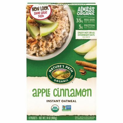 Nature's Path Apple Cinnamon Instant Oatmeal