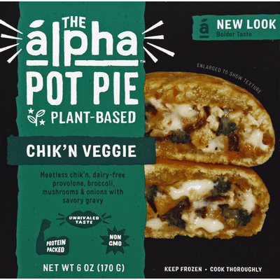 The Alpha Pot Pie, Chick'n Veggie, Plant-Based