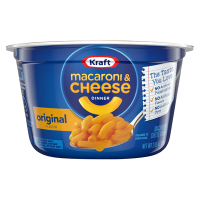 Kraft Original Macaroni & Cheese Easy Microwavable Dinner