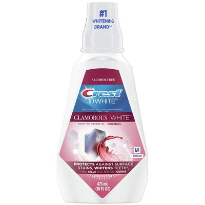 Crest Glamorous White Alcohol Free Multi-Care Whitening Mouthwash