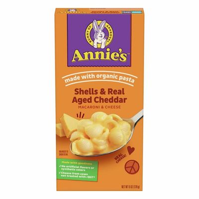 Annie's Macaroni & Cheese, Shells & Real Aged Cheddar