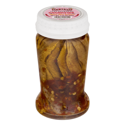 Sclafani Anchovies in Olive Oil with Hot Pepper