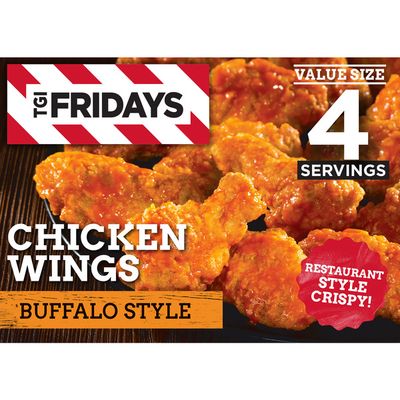 Tgif Buffalo Style Chicken Wings Value Size Frozen Snacks