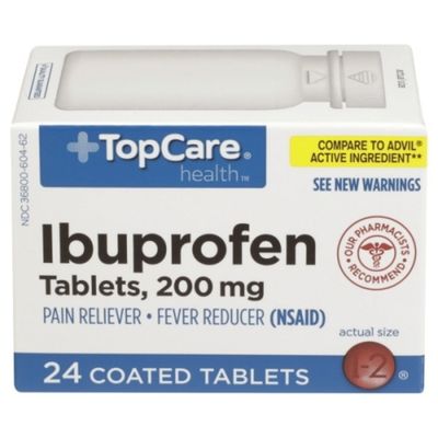 TopCare Ibuprofen, 200 mg, Coated Tablets