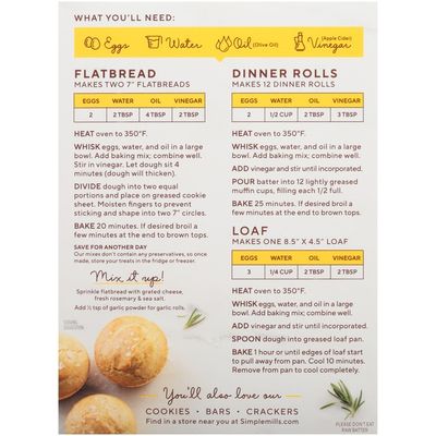 Simple Mills Artisan Bread Almond Flour Baking Mix