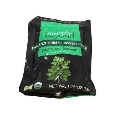 Simply Beyond Organic Fresh Frozen Parsley Leaves Herbs
