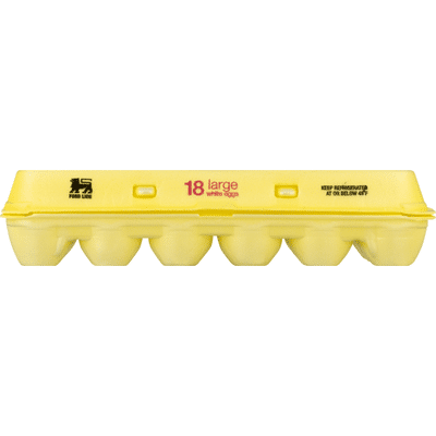 Food Lion Eggs, White, Large, Carton