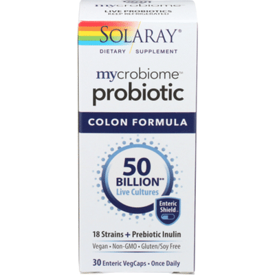Solaray Mycrobiome Probiotic Colon Formula Veggie Capsules