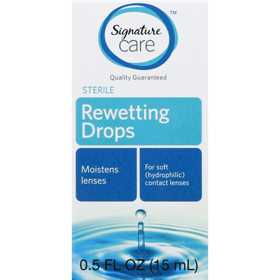 Signature Care Rewetting Drops, Sterile