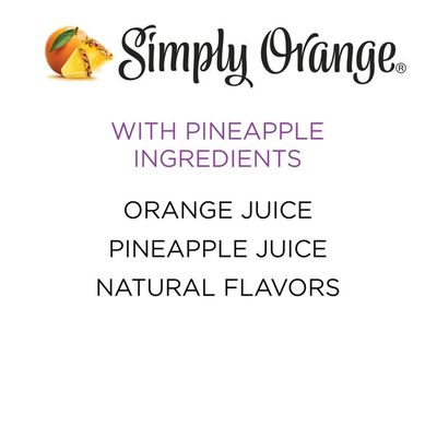 Simply Orange Juice With Pineapple
