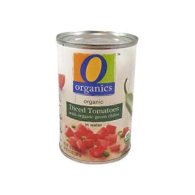 O Organics Original Organic Diced Tomatoes With Green Chilies