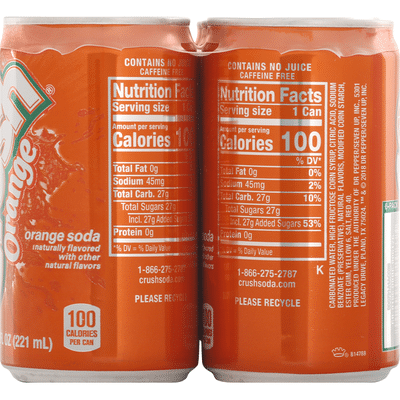 Crush Soda, Orange