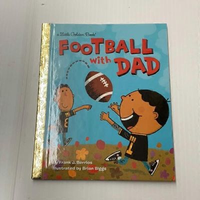 Golden Books Little Golden Book Football With Dad Hardcover Book