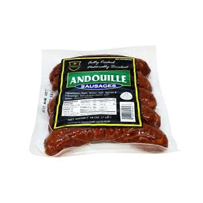 Dibrova Fully Cooked Naturally Smoked Andouille Sausages