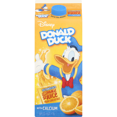 Disney 100% Juice, with Calcium, Donald Duck
