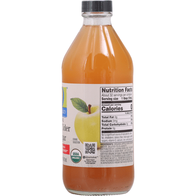 O Organics Vinegar, Apple Cider