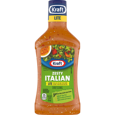 Kraft Zesty Italian Lite Salad Dressing