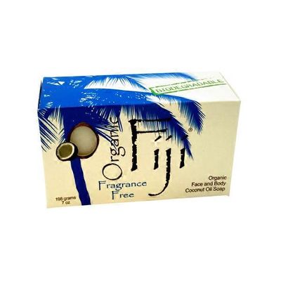 Organic Fiji Organic Face & Body Coconut Oil Soap Fragrance Free