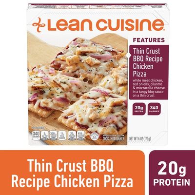 Lean Cuisine Features Thin Crust BBQ Recipe Chicken Frozen Pizza