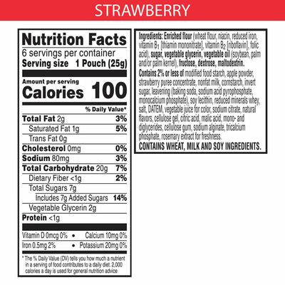 Kellogg's Special K Pastry Crisps, Breakfast Bars, 100 Calorie Snacks, Strawberry
