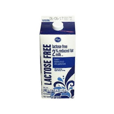 Kroger Lactose Free 2% Reduced Fat Milk (64 oz) - Instacart