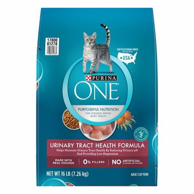 Purina ONE High Protein Dry Cat Food, +Plus Urinary Tract Health Formula