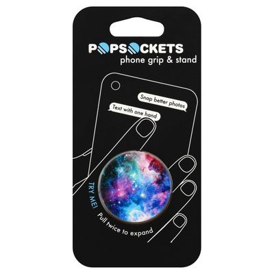 Pop Sockets Phone Grip & Stand, Blue Nebula BK/BK