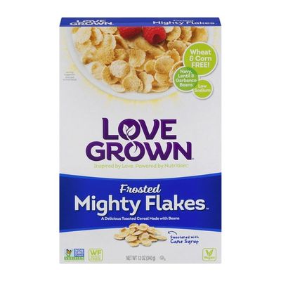 Love grown mighty flakes beans cereal (850563002580)