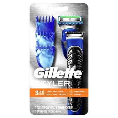 Gillette All Purpose Styler: Beard Trimmer, Fusion Razor & Edger For