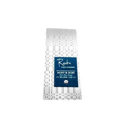 Raaka Organic Mint & Nibs Virgin Chocolate Bar