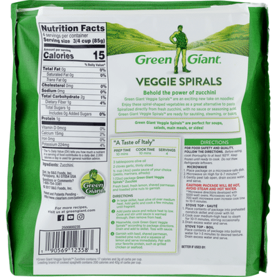 Green Giant Veggie Spirals Zucchini