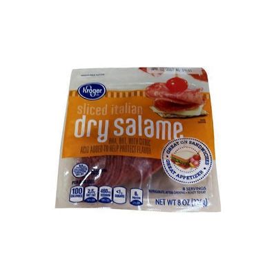 Kroger Sliced Italian Dry Salame