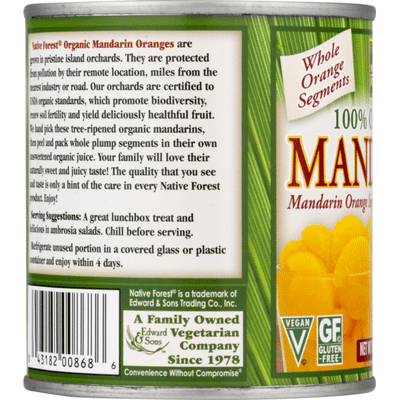 Native Forest 100% Organic Mandarins