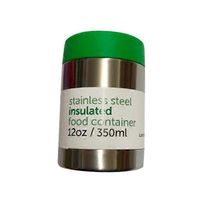 LunchBots 12 Ounce Green Thermal Insulated Food Container