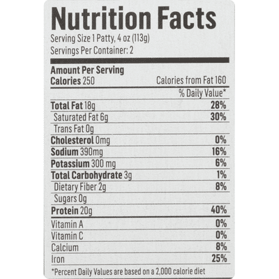 Beyond Meat Plant-Based Patties