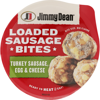 Jimmy Dean Loaded Sausage Bites, Turkey Sausage, Egg & Cheese