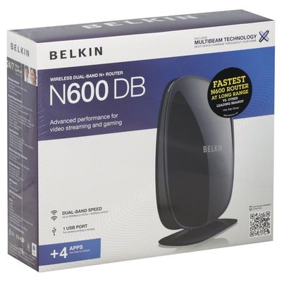 Belkin N600 Dual-Band Wireless Router N+