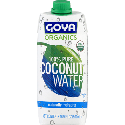 Goya Organic Coconut Water, 100% Pure