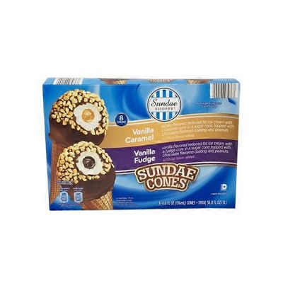 Sundae Shoppe Mixed Sundae Nut Cones
