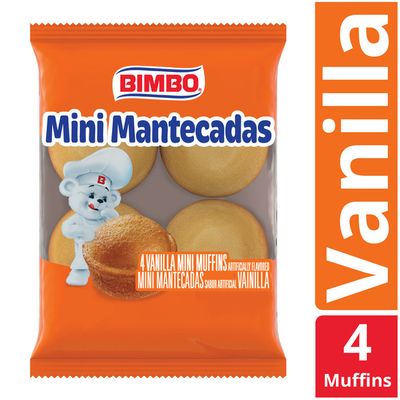 Bimbo Mantecadas Mini Vanilla Muffins