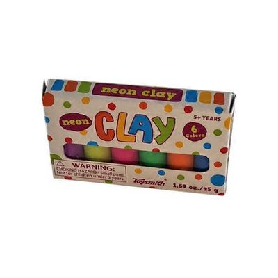Toysmith Vibrant Colors Mini Clay Set