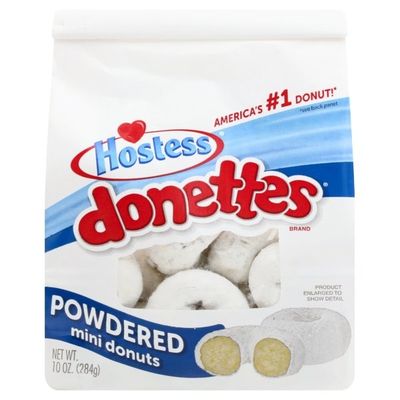 Hostess Powdered Sugar Donettes