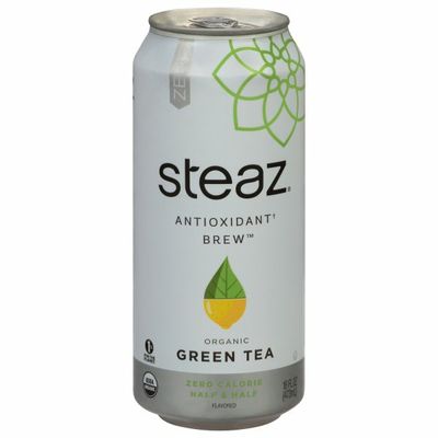Steaz Green Tea, Zero Calorie, Half & Half Flavored, Organic, Antioxidant Brew