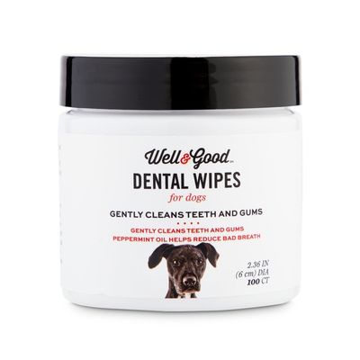 Well & Good Dog Round Dental Wipes