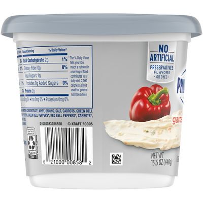 Philadelphia Garden Vegetable Cream Cheese Spread