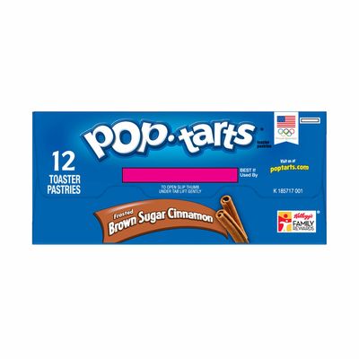 Kellogg's Pop-Tarts Toaster Pastries, Breakfast Foods, Baked in the USA, Frosted Brown Sugar