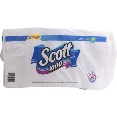 Scott Bathroom Tissue Unscented One Ply 30 Each Instacart